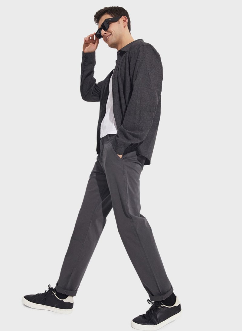 Essential Straight Fit Trousers