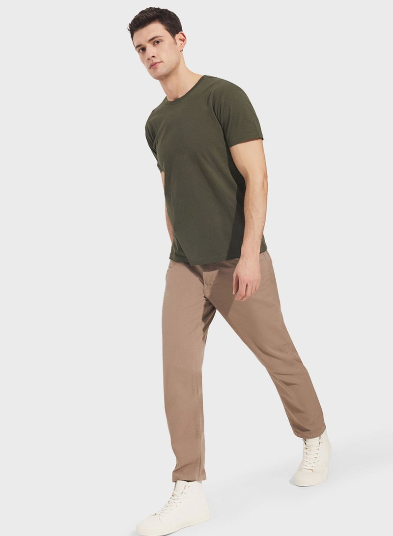 Essential Straight Fit Trousers