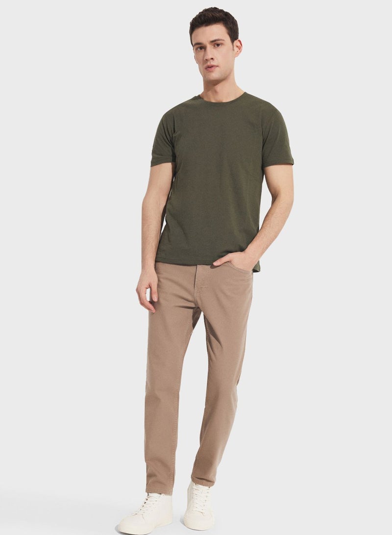 Essential Straight Fit Trousers