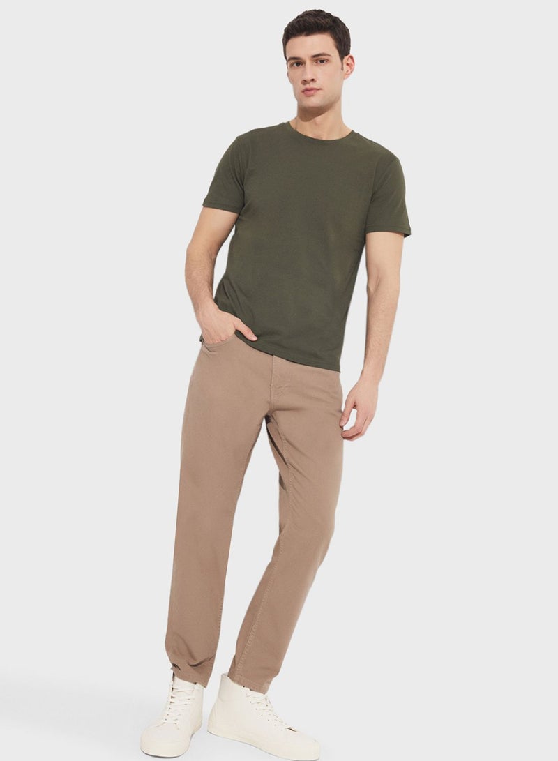 Essential Straight Fit Trousers