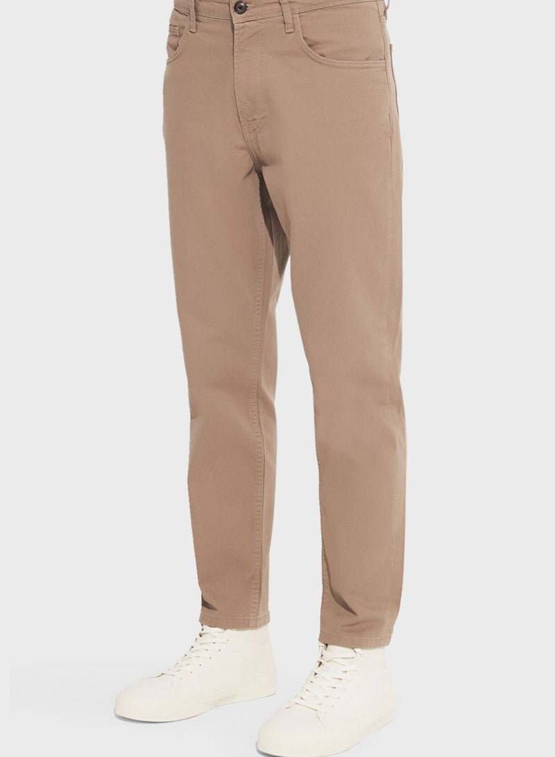 Essential Straight Fit Trousers