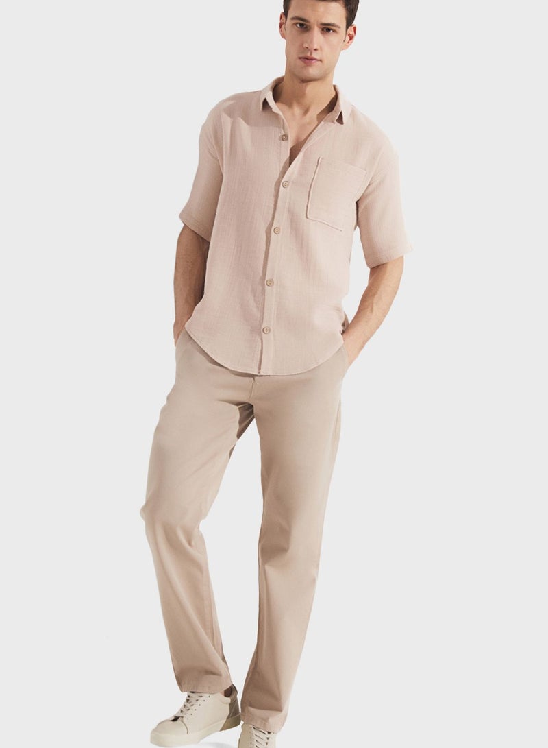 Essential Straight Fit Trousers