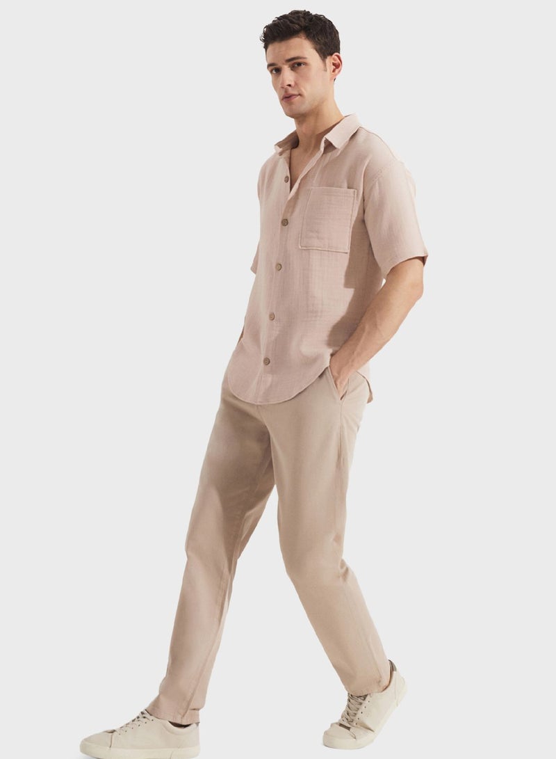 Essential Straight Fit Trousers