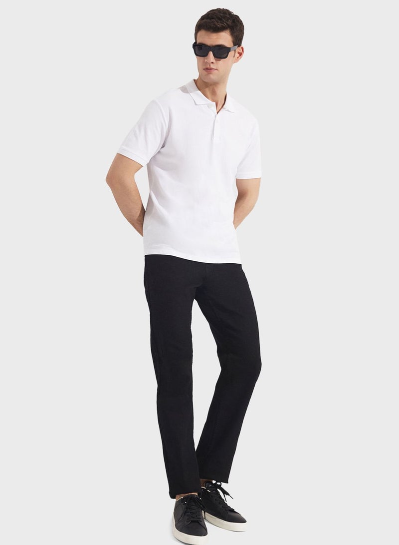 Essential Straight Fit Trousers