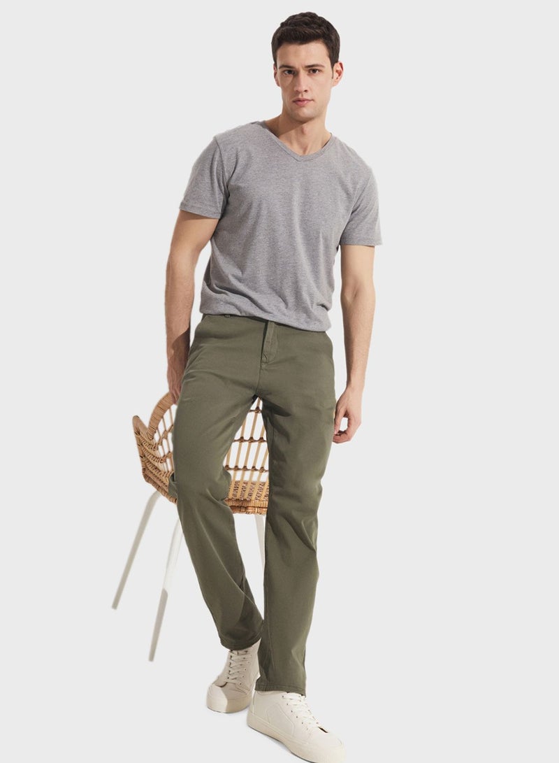 Essential Straight Fit Trousers