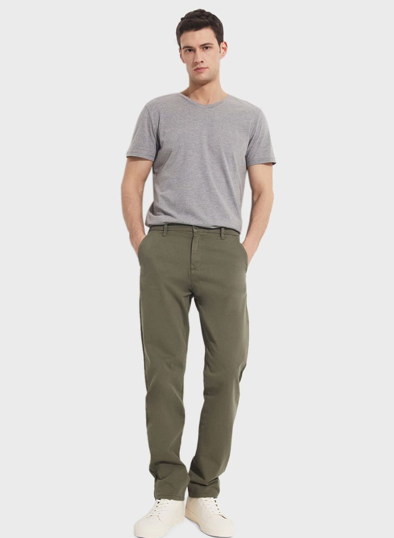 Essential Straight Fit Trousers