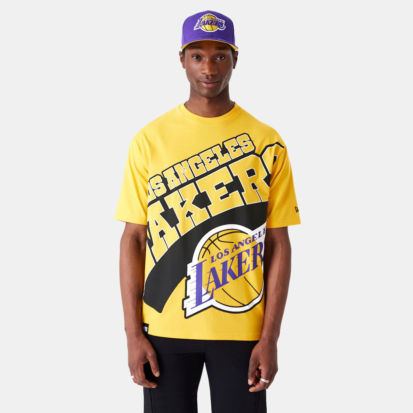 Men's NBA Los Angeles Lakers Large Wordmark T-Shirt
