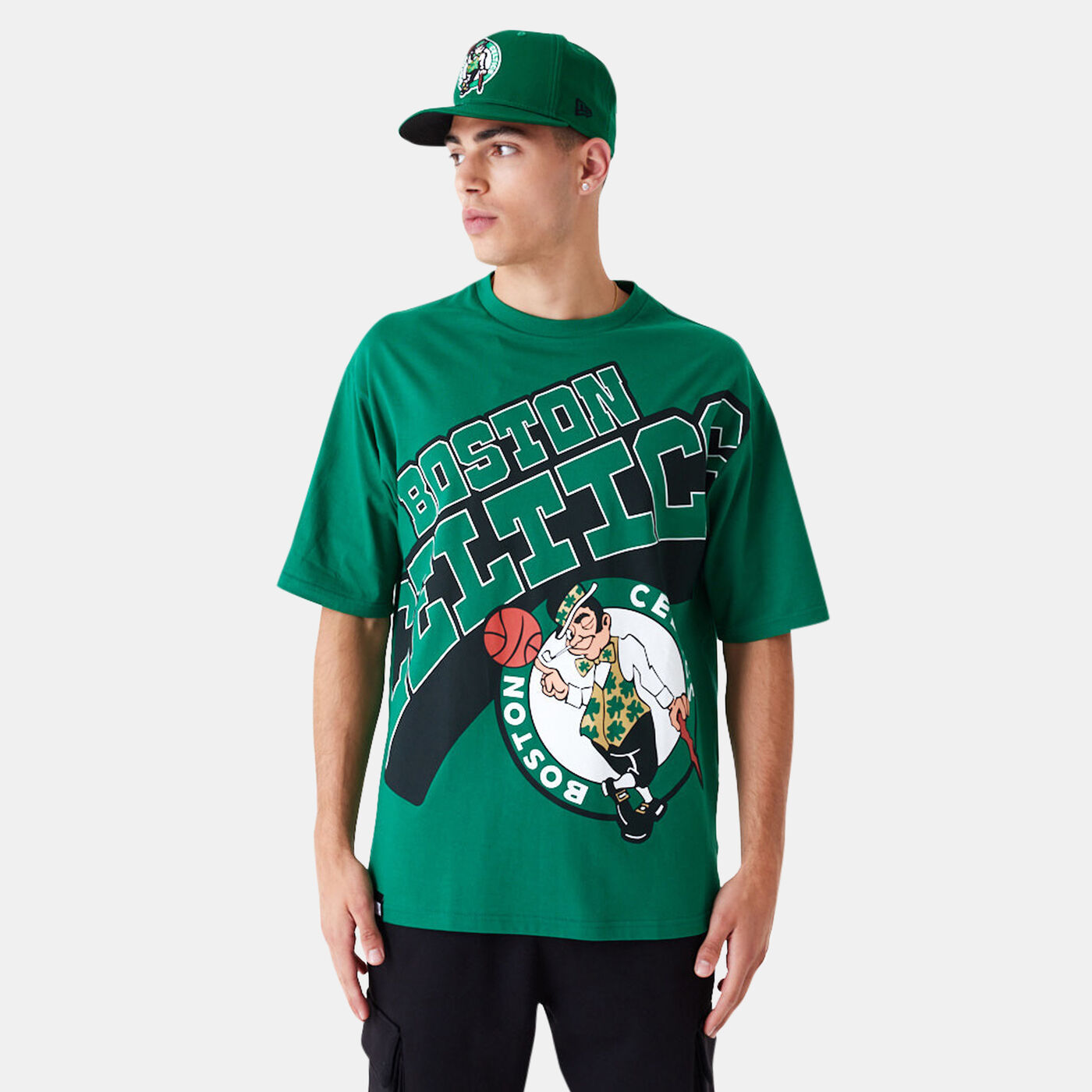 Men's NBA Boston Celtics Large Wordmark T-Shirt