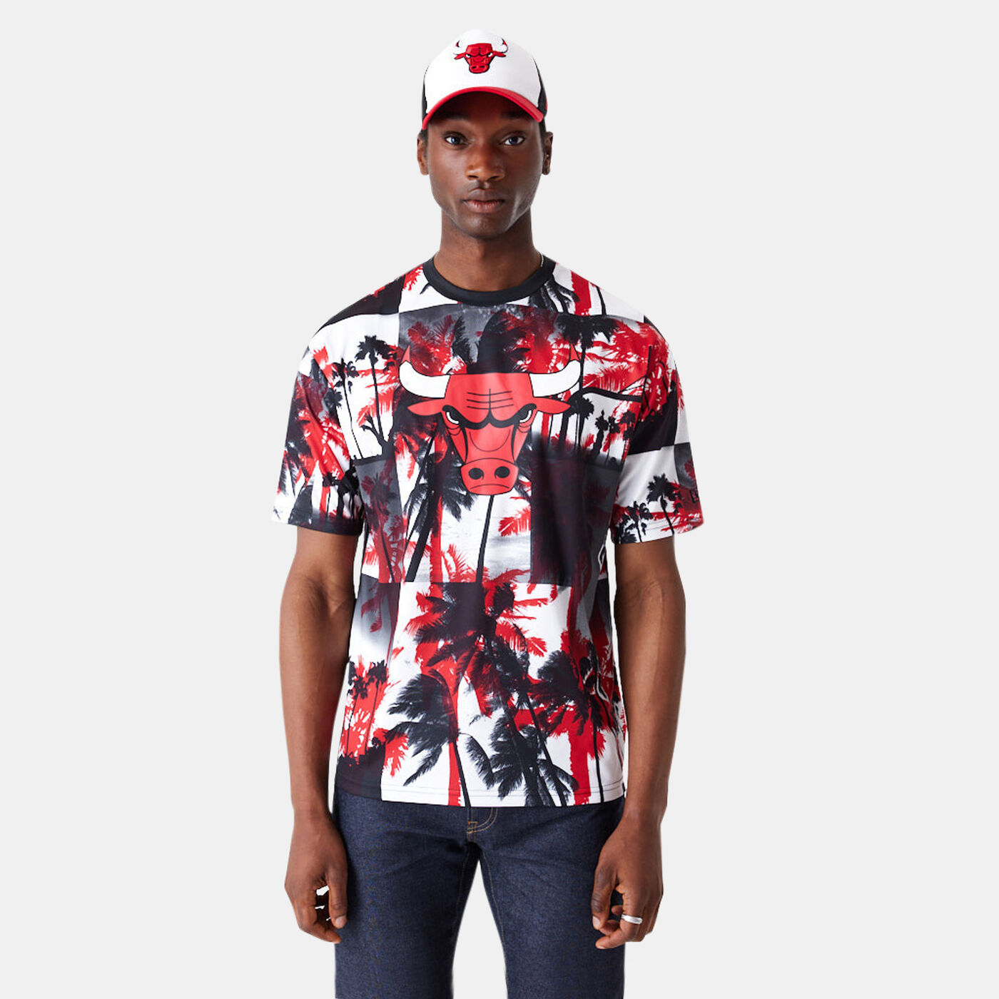 Men's NBA Chicago Bulls Palm Tree T-Shirt