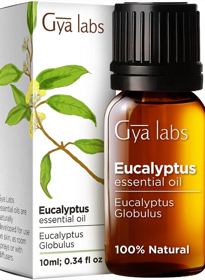 Eucalyptus Essential Oil for Diffuser - Natural, Fresh, Cooling Scent - Eucalyptus Essential Oil for Aromatherapy, Humidifier, Skin - 100% Natural (0.34 Fl Oz)