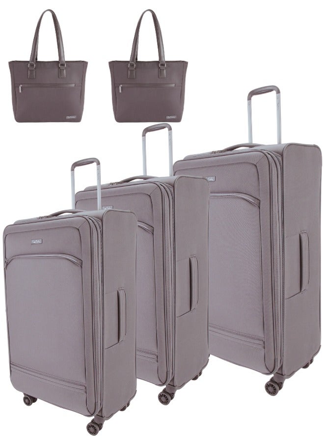 Luggage Set of 5 Ultra Light Weight 4 Wheels TSA Approved