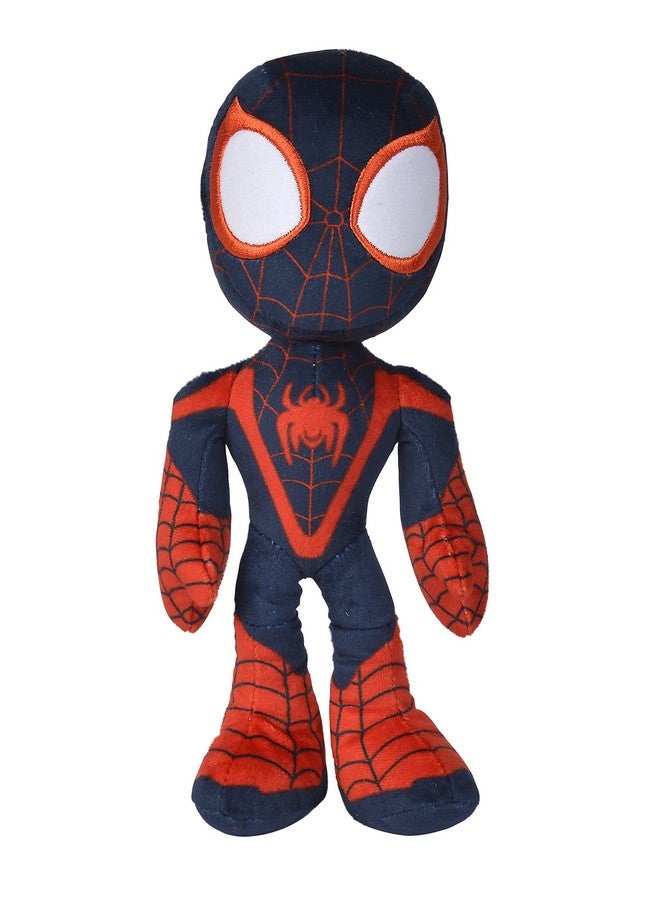 6315875812X06 25Cm Dar Spiderverse Miles Morales Action Figure 25 Cm Soft Toy With Glow In The Dark Eyes, One Size