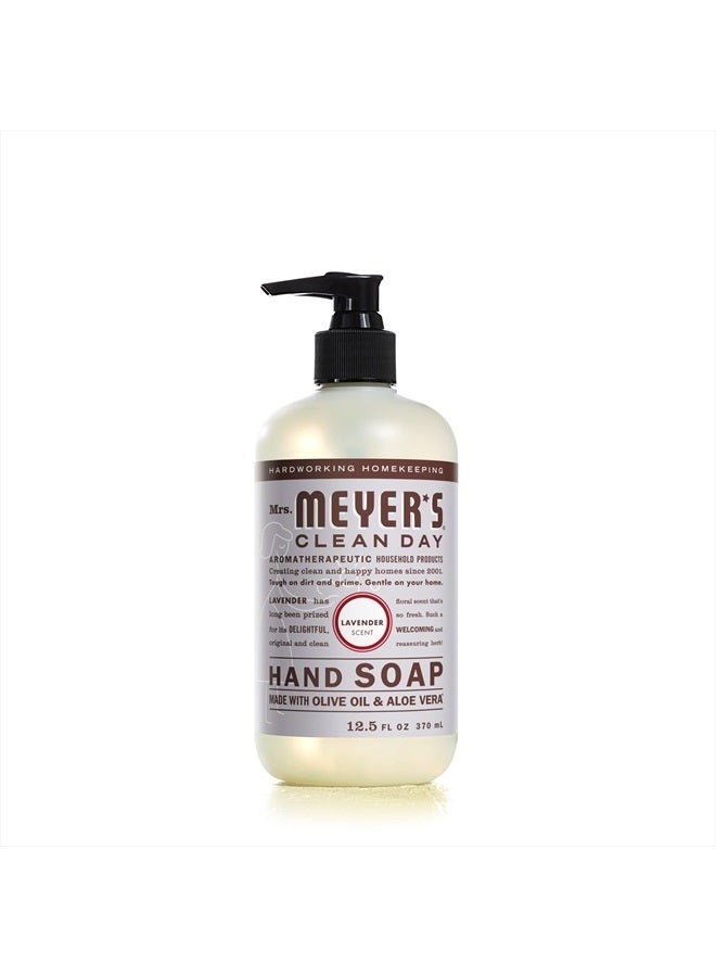 Hand Soap, Made with Essential Oils, Biodegradable Formula, Lavender, 12.5 fl. Oz