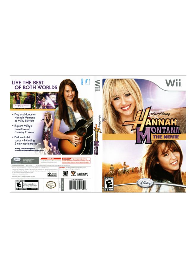 Hannah Montana: The Movie - Nintendo Wii - music_dancing - nintendo_wii