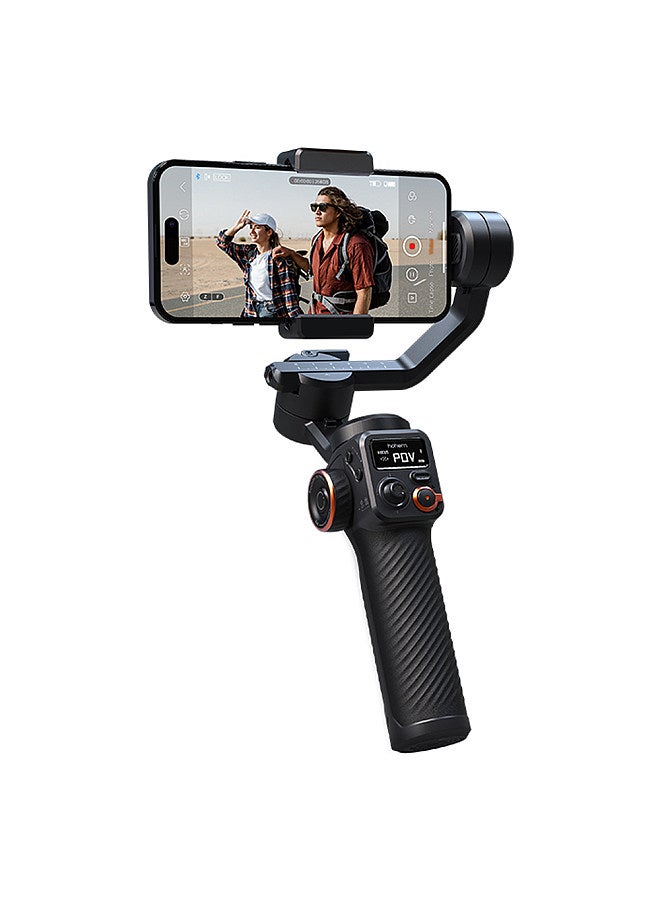 iSteady M6 3-Axis Smartphone Gimbal Stabilizer Anti-shake Phone Vlog Gimbal 360° Rotatable OLED Large Screen with Mini Tripod Storage Case 400g Payload Replacement