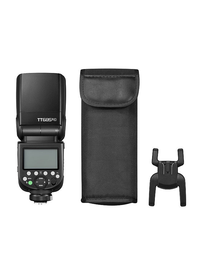 Thinklite TT685IIC TTL On-Camera Speedlight 2.4G Wirelss X System Flash GN60 High Speed 1/8000s Replacement for Canon 1DX 5D Mark III 5D Mark II 6D 7D 60D 50D 40D 30D 650D 600D