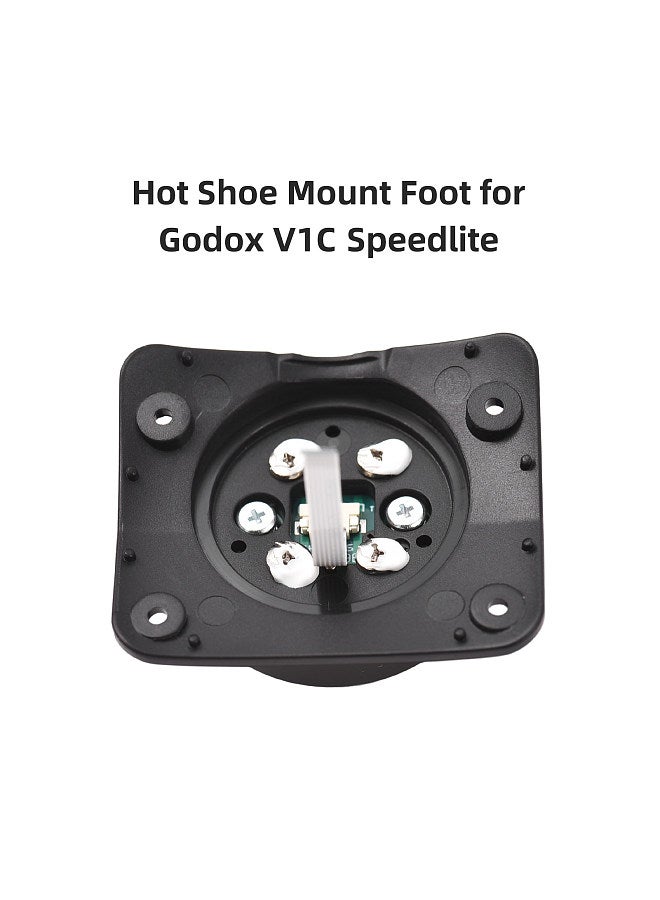 Hot Shoe Mount Foot Compatible with V1O Speedlite Camera Flash Repaire Parts