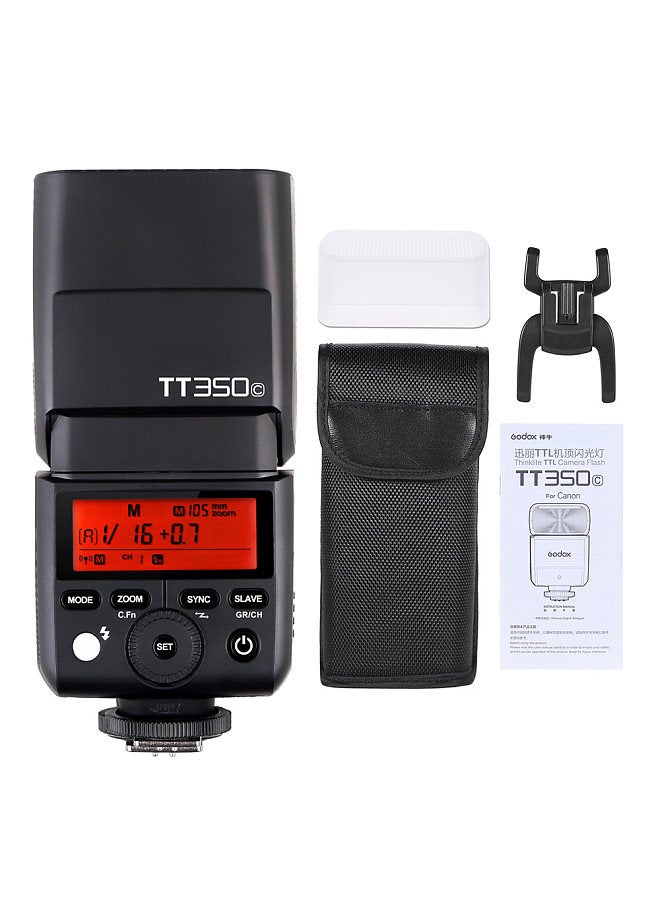 Thinklite TT350C Mini 2.4G Wireless TTL Camera Flash Master & Slave Speedlite 1/8000s HSS for Canon 5D MarkIII 80D 7D 760D 60D 600D 30D 100D 1100D Digital X Cameras