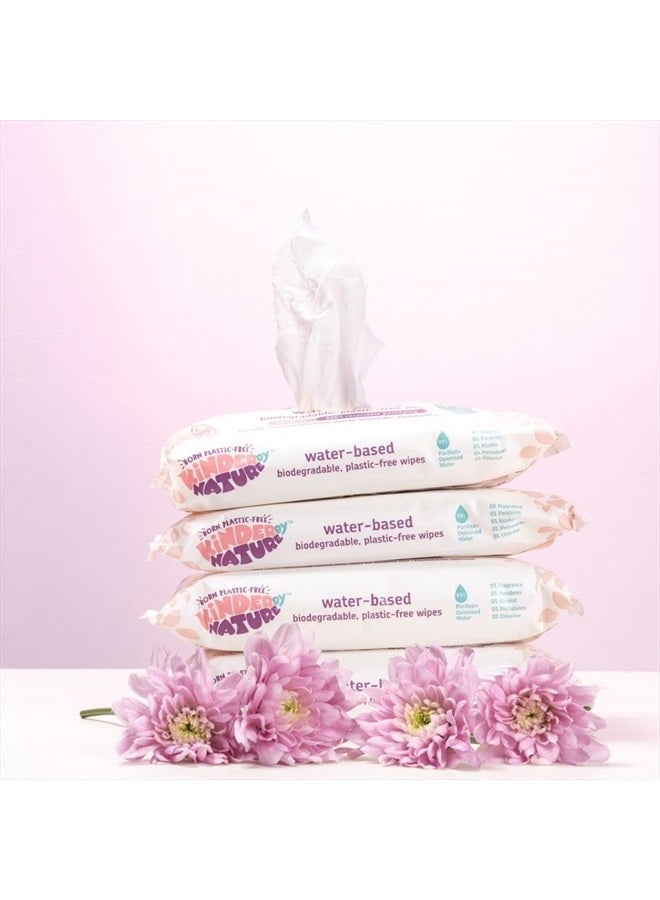 Kinder by Nature Water-Based Baby Wipes - 56 Count (Case of 12 packs)