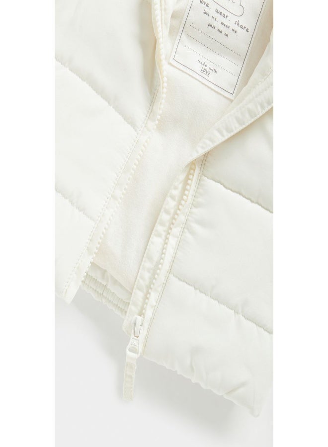 Cream Gilet