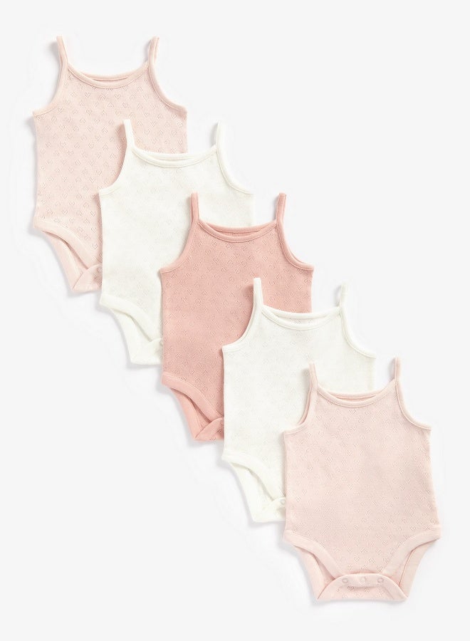 Pointelle Cami Bodysuits 5 Pack