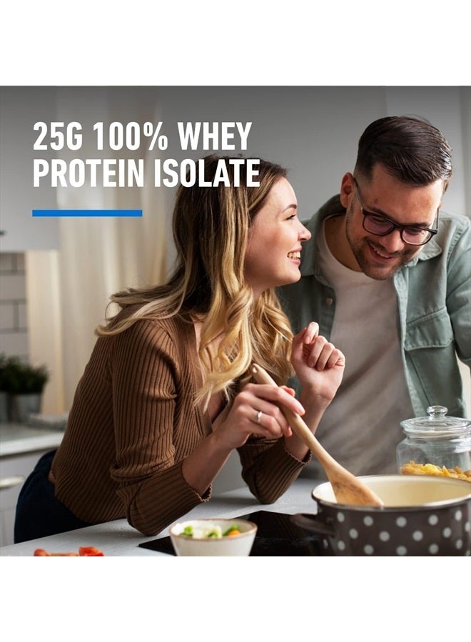 Protein Powder, Whey Isolate with Vitamin C & Zinc for Immune Support, 25g Protein, Zero Carb & Keto Friendly, Flavor: Creamy Vanilla, 66 Servings, 4.5 Pounds (Packaging May Vary)