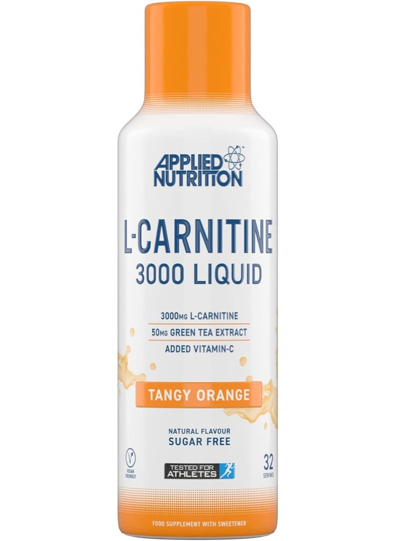 L-Carnitine 3000 Liquid, Tangy Orange Flavor