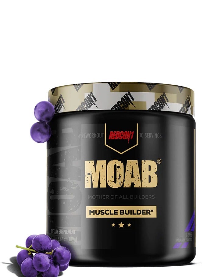 REDCON1 MOAB Muscle Builder Grape Flavor, 189g