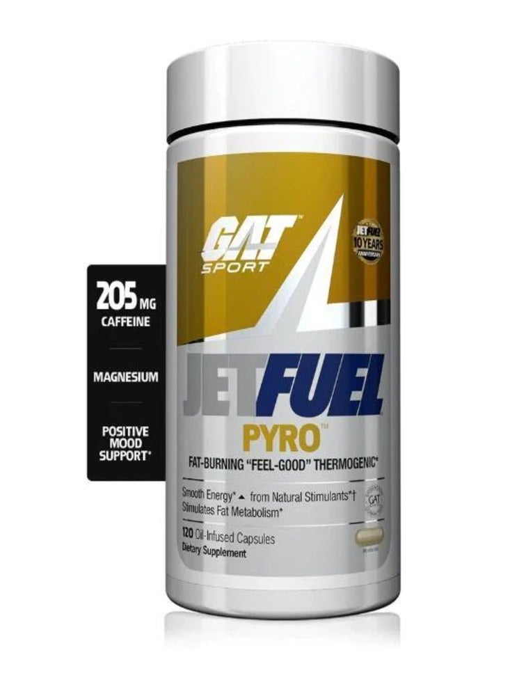 GAT Sport JetFuel PYRO, 120 Capsules