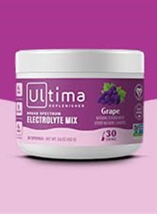 Daily Electrolyte Drink Mix – Grape, 30 Servings – Hydration Powder with 6 Key Electrolytes & Trace Minerals – Keto Friendly, Vegan, Non- GMO & Sugar-Free Electrolyte Powder