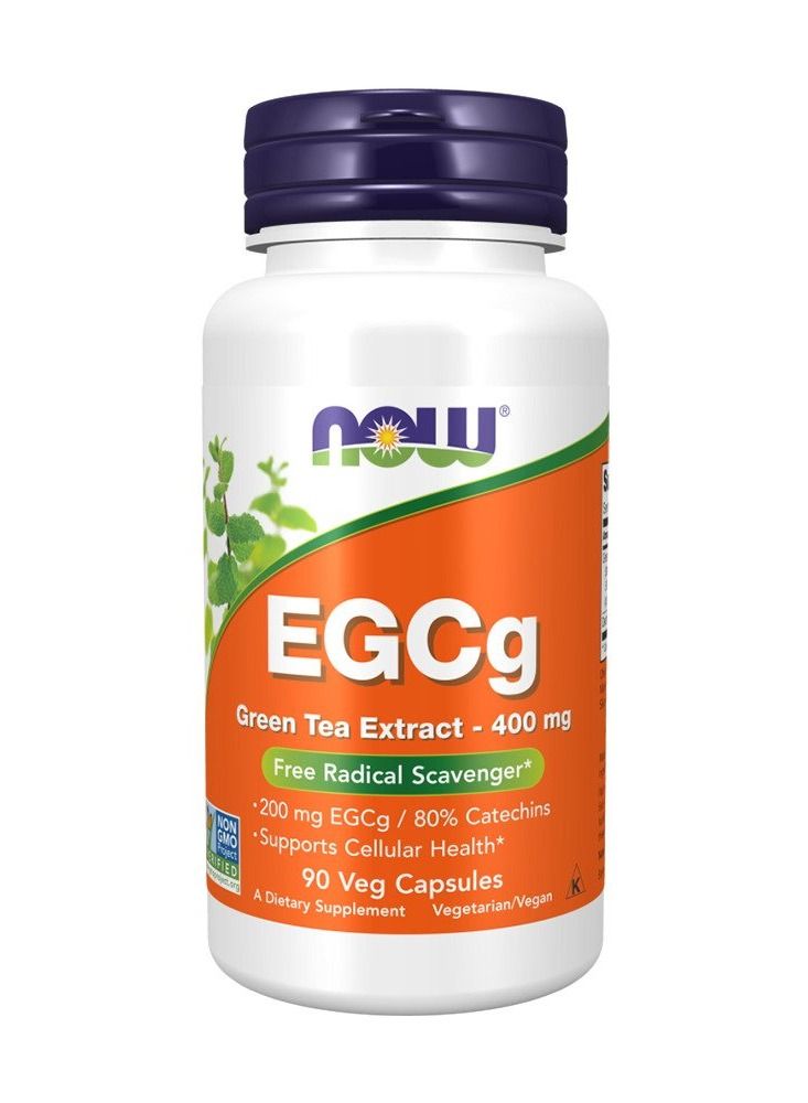 Now EGCg Green Tea Extract, 90 Veggie Capsules, 400 mg
