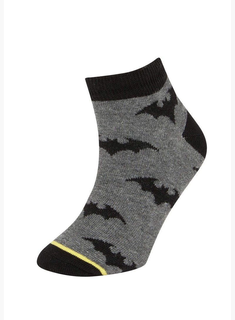 3 Pack Boy Batman Licenced Low Cut Socks
