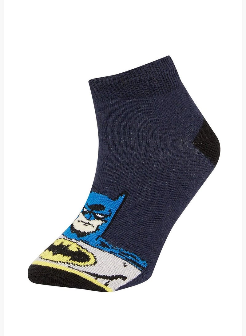 3 Pack Boy Batman Licenced Low Cut Socks