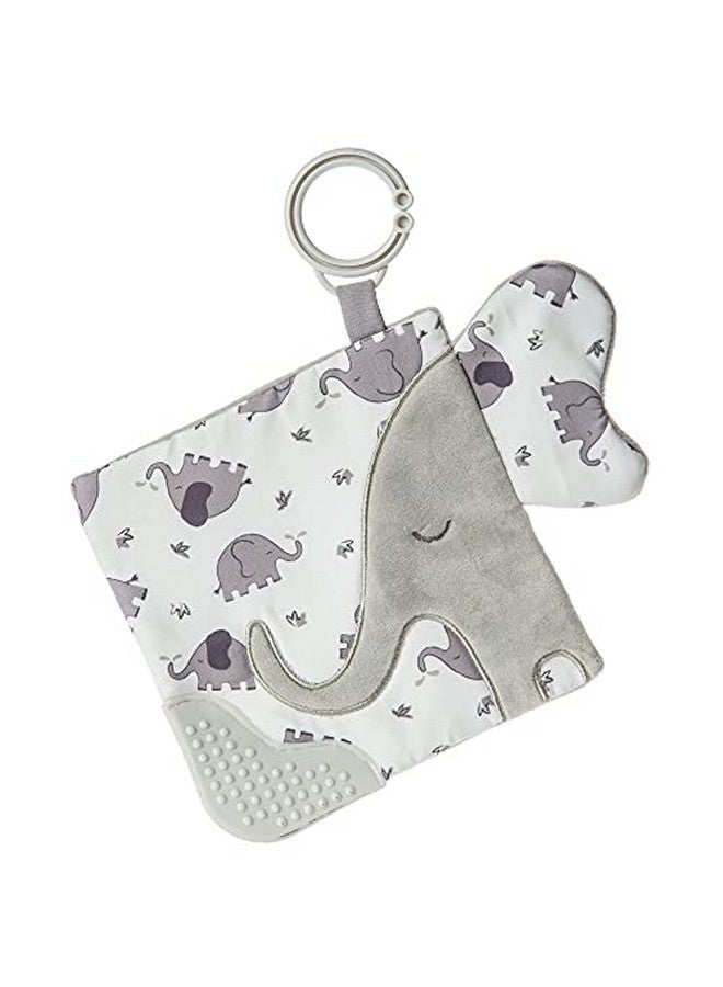 Afrique Crinkle Teether Toy With Baby Paper And Squeaker 6 X 6Inches Elephant