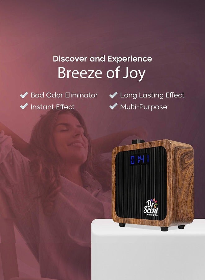 Breeze of Joy Essential Oil Diffuser Fragrance Machine Wood (Medium)