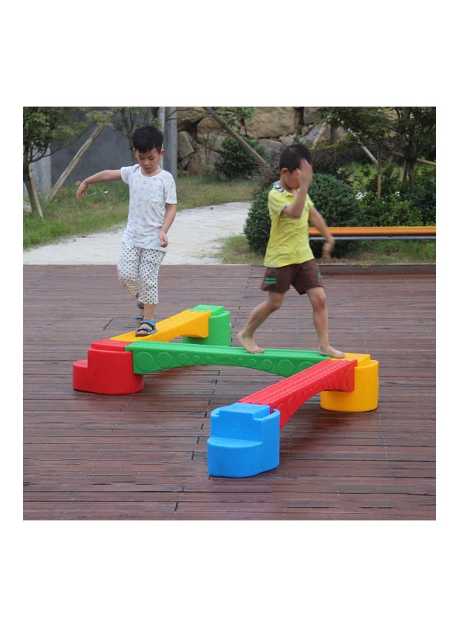 Kindergarten Children Combined Single-board Bridge Balance Beam Equipment Sensory Integration Physical Fitness Training 540X18X29cm