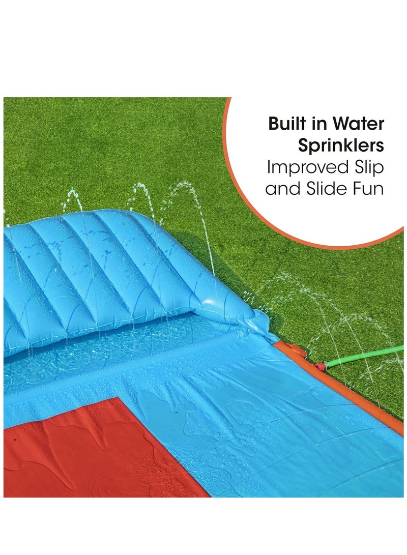 H2OGO Tsunami Double Water Slide 4.88m