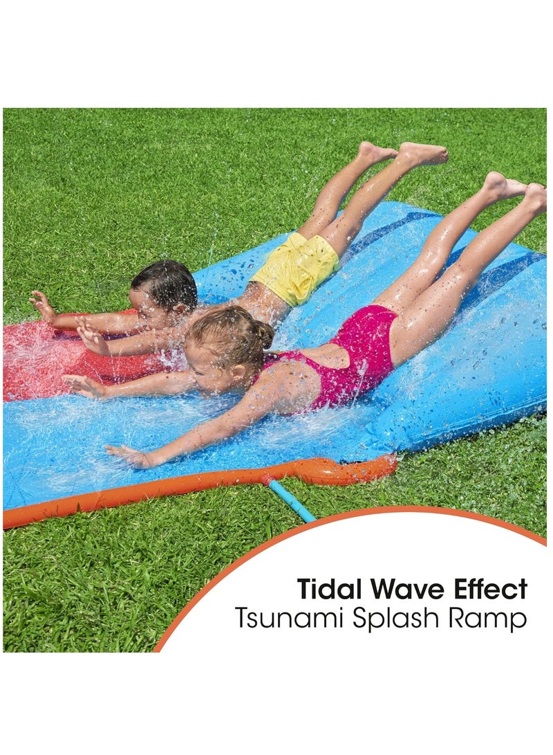 H2OGO Tsunami Double Water Slide 4.88m