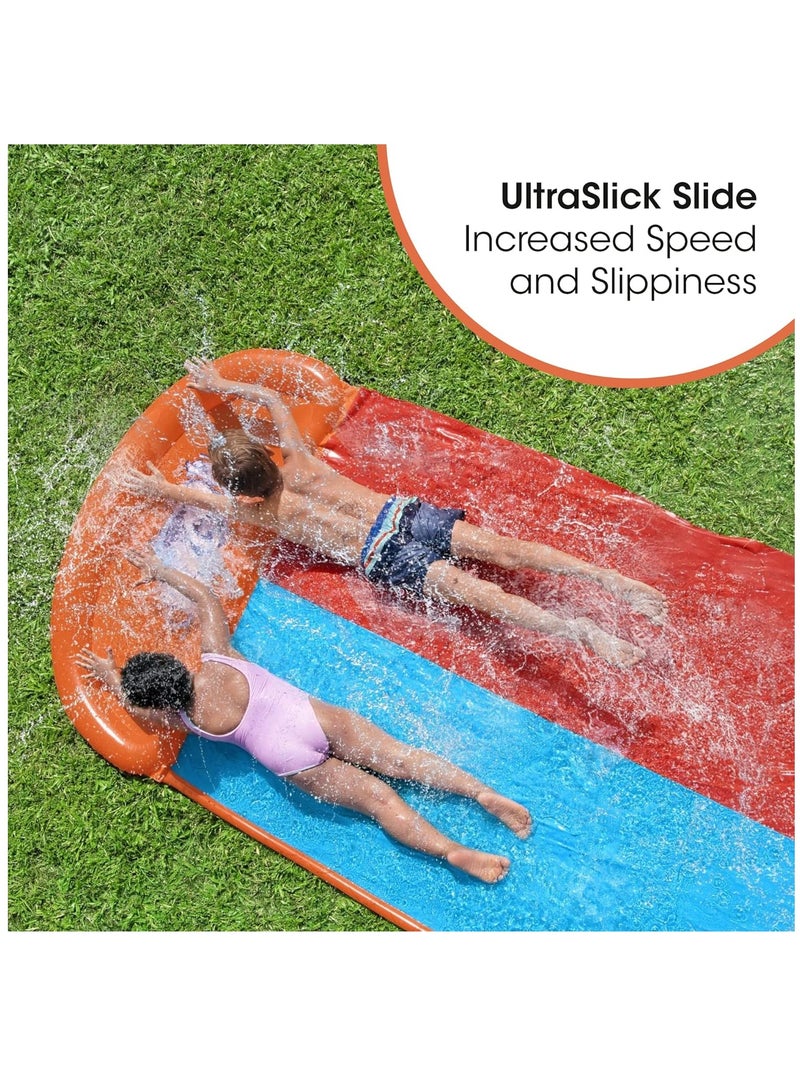 H2OGO Tsunami Double Water Slide 4.88m
