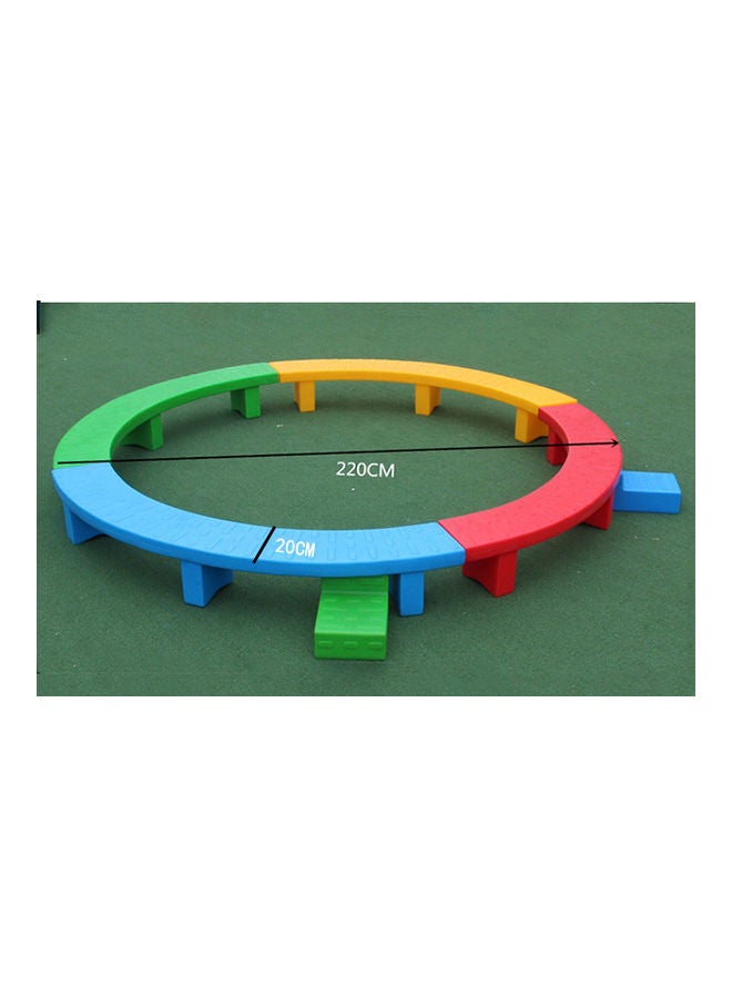 Kindergarten Children Combined Single-board Bridge Balance Beam Equipment Sensory Integration Physical Fitness Training 215X20X20cm