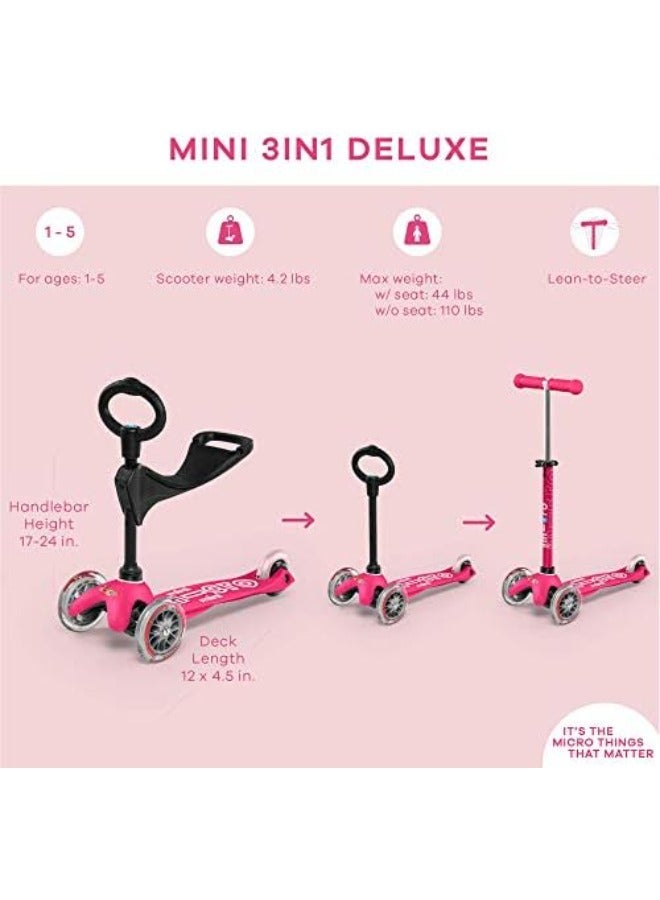 Micro Mini 3in1 Deluxe Scooter Pink