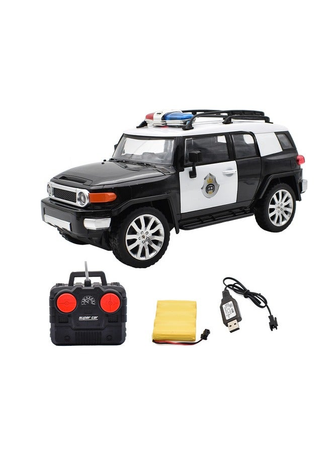 Remote Controlled Police Cruiser and Interactive Playset for Thrilling Pursuits and City Adventures with Lights Sounds and Full Control
