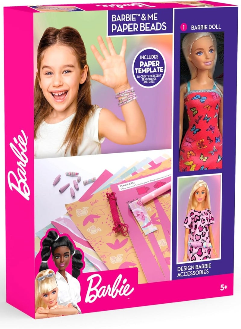 Barbie & Me Paper Beads With Doll