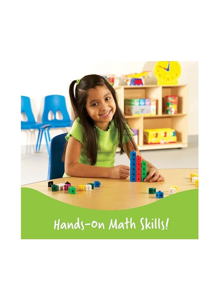 Snap Cubes (Set Of 100), Multicolor