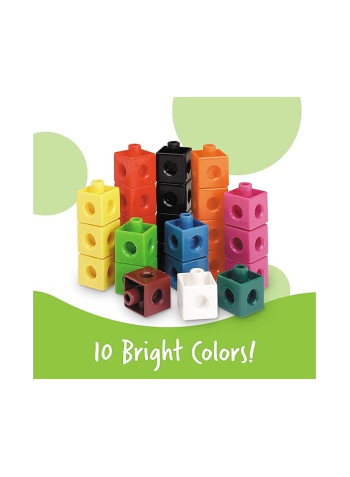 Snap Cubes (Set Of 100), Multicolor