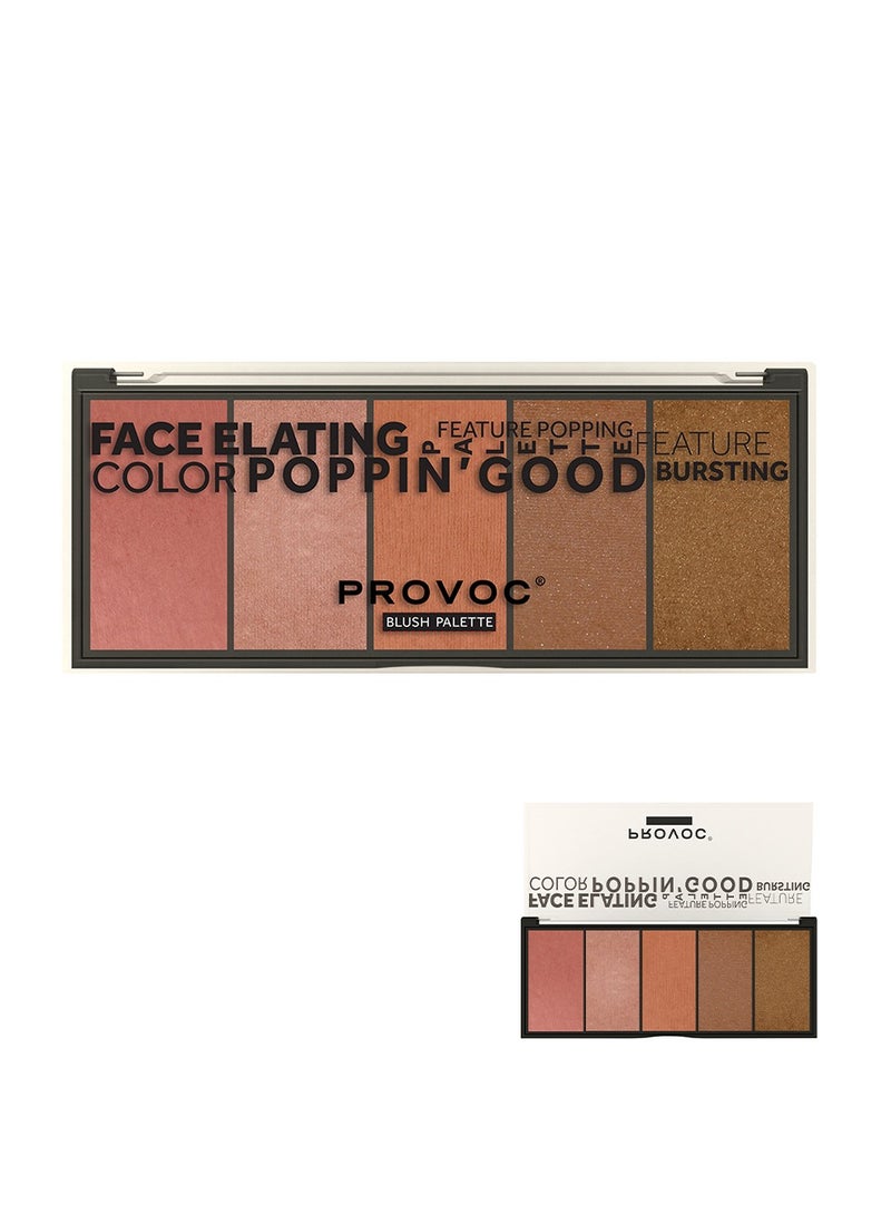 PROVOC Blush Palette (5 Rectangles)