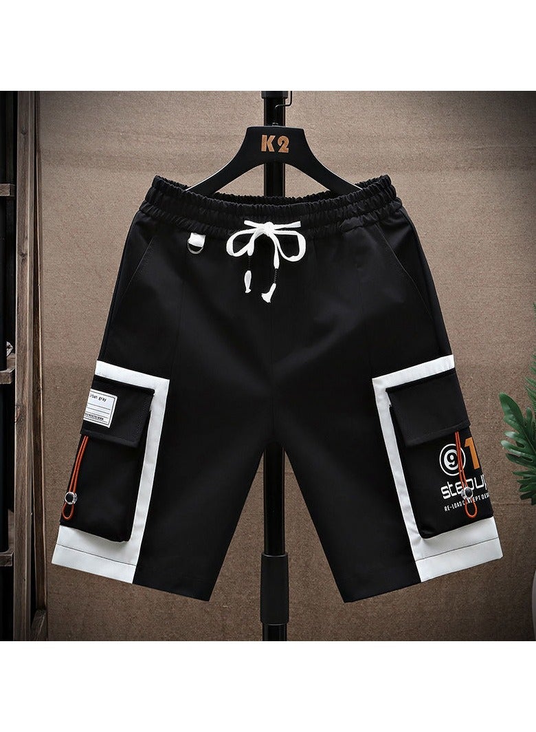 Men's New Summer Outer Wear Loose Shorts Casual Sports Five Points Pants