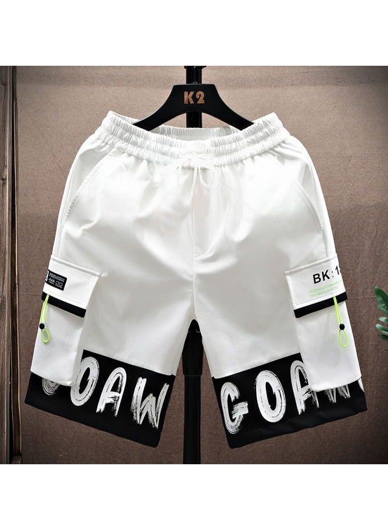 Men's New Summer Outer Wear Loose Shorts Casual Sports Five Points Pants