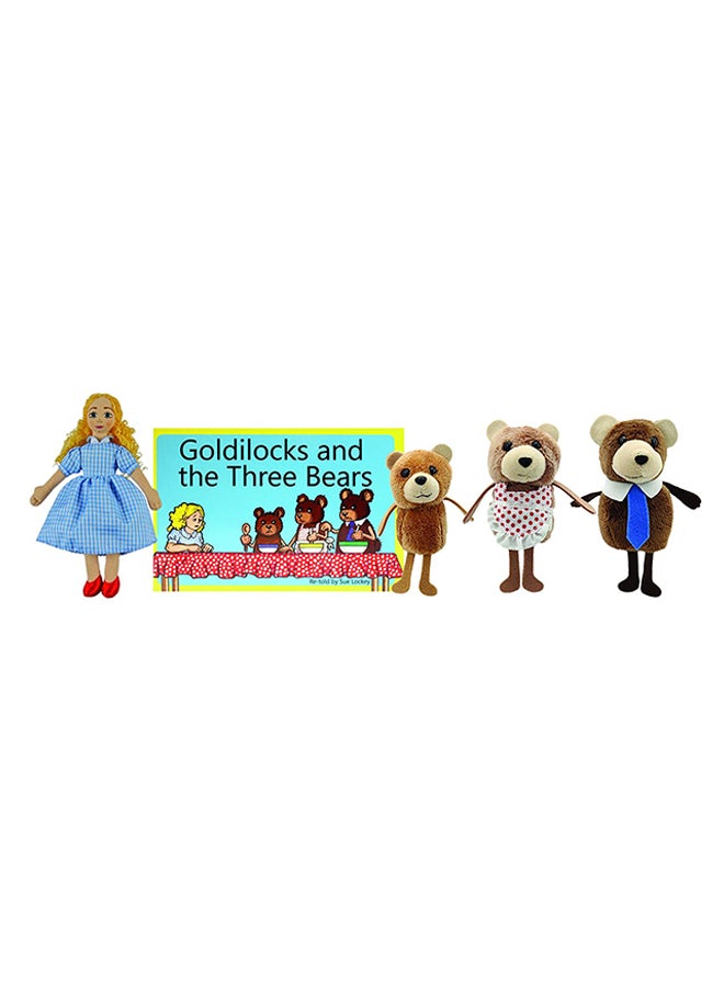 Goldilocks And Three Bear Finger Puppet With Story Book