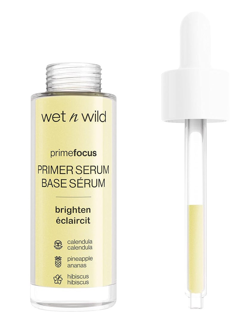 wet n wild Prime Focus Facial Serum Primer Makeup Extending, Hydrating Face Skin Care Product, Reduces Fine Lines And Wrinkles, For Repairing Dry Skin, Retinol Alternative